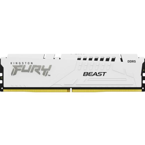 Memorie Kingston Fury Beast White AMD EXPO/Intel XMP 3.0, 16GB, DDR5-5600MHz, CL36