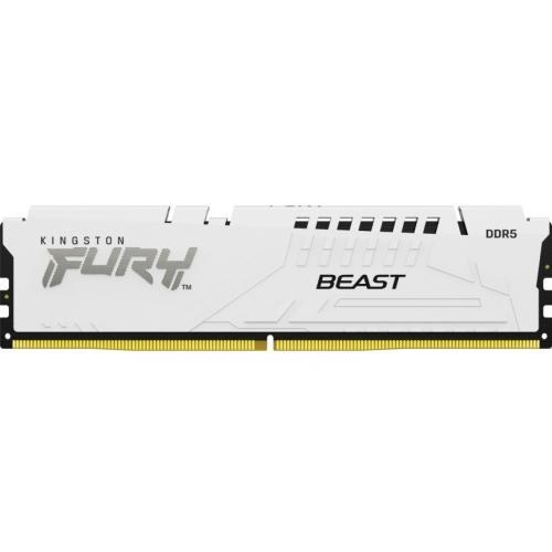 Memorie Kingston Fury Beast White Intel XMP 3.0/AMD EXPO, 32GB, DDR5-6000MHz, CL30