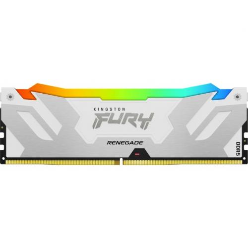 Memorie Kingston Fury Renegade RGB White Intel XMP 3.0, 16GB, DDR5-6000MHz, CL32