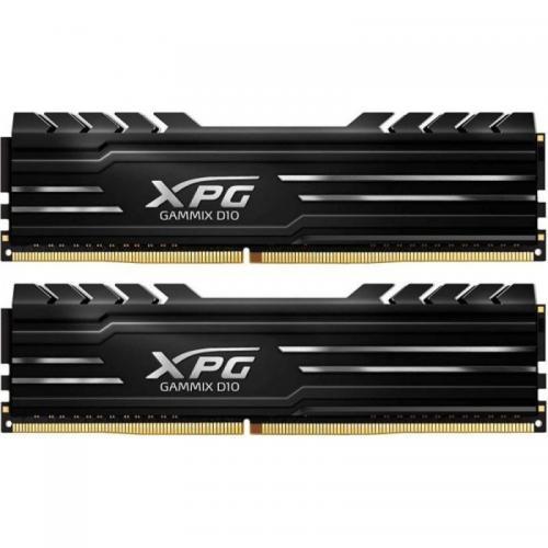 kIT Memorie ADATA XPG Gammix D10 Black 16GB, DDR4-2666MHz, CL16, ​Dual Channel