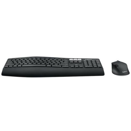 Kit Wireless Logitech MK850 - Tastatura, Bluetooth, Layout Belgia, Black + Mouse Optic, Bluetooth, Black