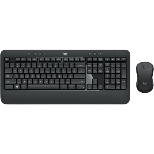 Kit Wireless Logitech - Tastatura MK540, USB, Layout Belgia, Black + Mouse Optic M310, USB, Black