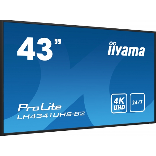 Business Display Iiyama Seria ProLite LH4341UHS-B2, 43inch, 3840x2160pixeli, Black