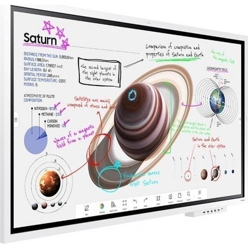 Display interactiv Samsung Flip Pro WMB LH55WMBWBGC, 55inch, 3840x2160pixeli, Tizen 6.5, Light Gray