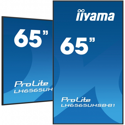 Business Display Iiyama Seria ProLite LH6565UHSB-B1, 65inch, 3840x2160pixeli, Black