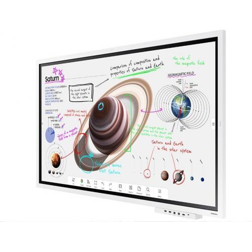 Display interactiv Samsung Flip Pro WMB LH85WMBWLGC, 85inch, 3840x2160pixeli, Tizen 6.5, Light Gray