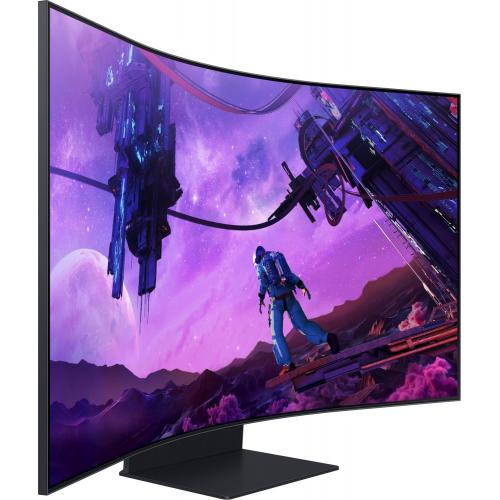 Monitor LED Curbat Samsung Odyssey Ark S55BG970N, 55inch, 3840x2160, 1ms GTG, Black