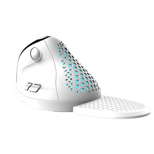 Mouse Optic Delux M618XSD, USB Wireless/Bluetooth, White