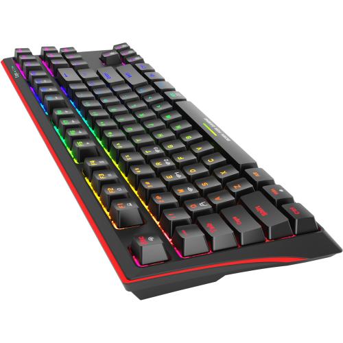 Tastatura Wireless Marvo KG953W, Rainbow LED, Bluetooth/USB, Black