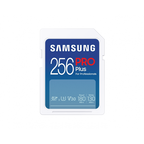 Memory Card SDXC Samsung PRO Plus MB-SD256SB/WW 256GB, Class 10, UHS-I U3, V30 + Adaptor USB