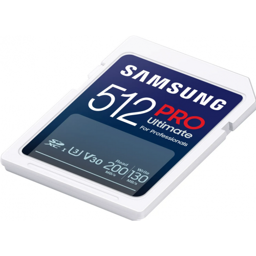 Memory Card microSDXC Samsung PRO Ultimate 512GB, Class 10, UHS-I U3, V30