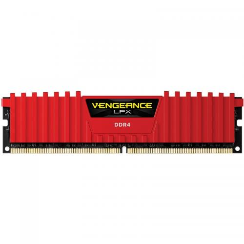 Memorie Corsair Vengeance LPX Red 8GB DDR4-2666Mhz, CL16