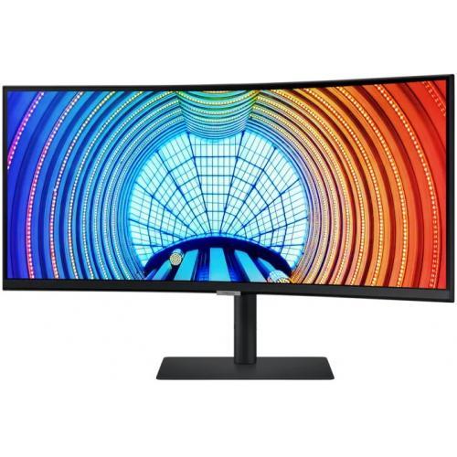 Monitor LED Curbat Samsung LS34A650UXUXEN, 34inch, 3440x1440, 4ms GTG, Black