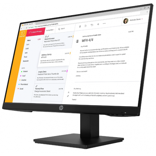 Monitor LED HP P24 G4, 23.8inch, 1920x1080, 5ms GTG, Black