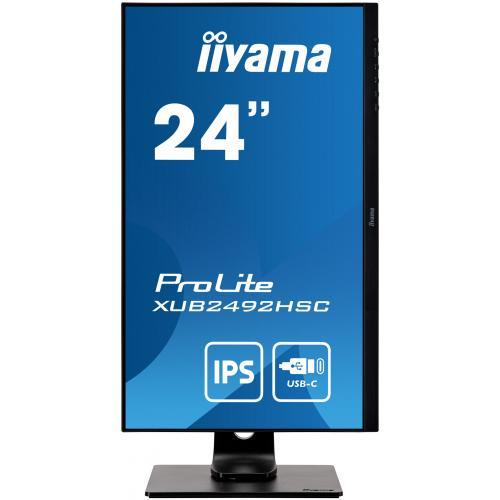 Monitor LED Iiyama ProLite XUB2492HSC-B5, 24inch, 1920x1080, 4ms GTG, Black