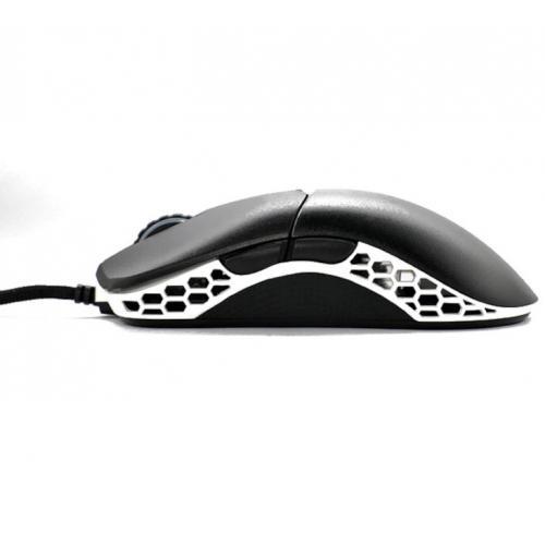 Mouse Optic Ducky Feather Huano Micro Switch ARGB, USB, Black-White