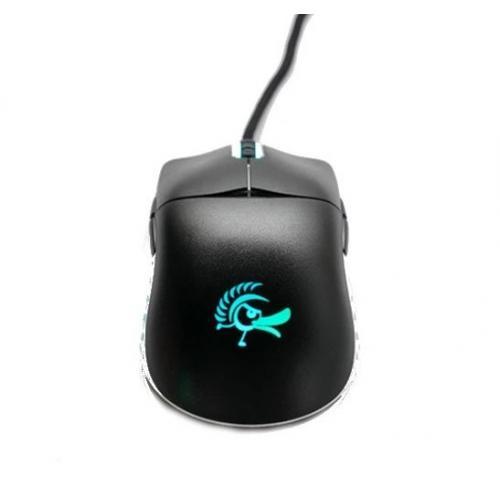 Mouse Optic Ducky Feather Omron Micro Switch ARGB, USB, Black-White