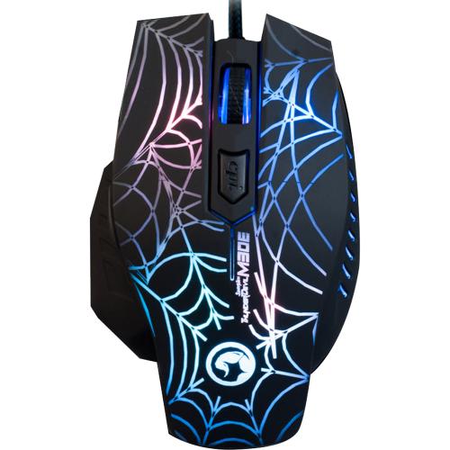 Mouse Optic Marvo M306, RGB LED, USB, Black