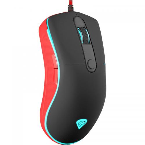 Mouse Optic Natec Krypton 500, RGB LED, USB, Black