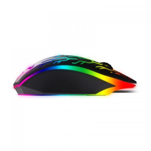 Mouse optic Riotoro Uruz Z5, RGB LED, USB, Black