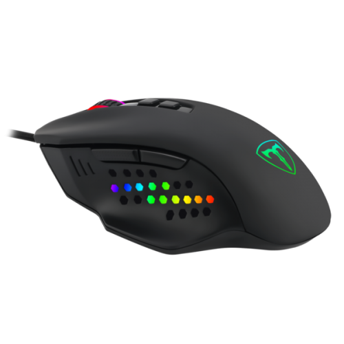 Mouse Optic T-Dagger Captain, RGB LED, USB, Black