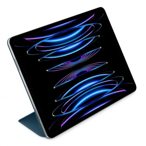 Husa/Stand Apple Smart Folio pentru iPad Pro de 11inch 4th generatie, Marine Blue