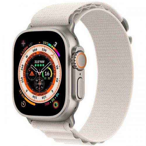 Curea SmartWatch Apple Starlight Alpine Loop Medium, 49mm, Beige