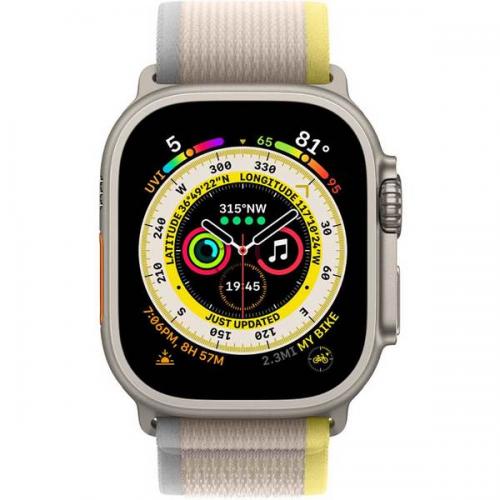 Curea SmartWatch Apple Trail Loop S/M, 49mm, Beige-Yellow