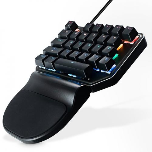 Tastatura MediaRange MRGS100, RGB LED, USB, Black