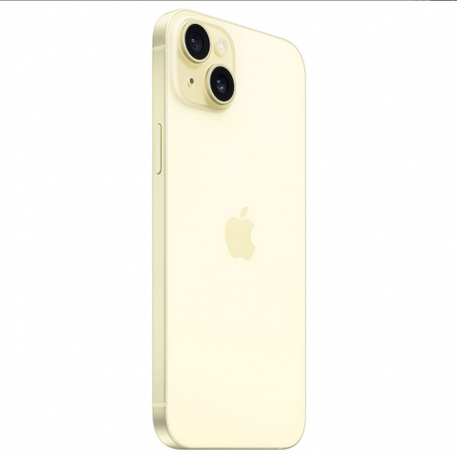 Telefon mobil Apple iPhone 15 Plus, Dual SIM Hybrid, 512GB, 6GB RAM, 5G, Yellow