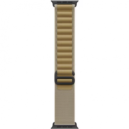 Curea SmartWatch Apple MXN23ZM/A, 49mm, Tan Alpine Loop Medium Natural Titanium Finish/Medium