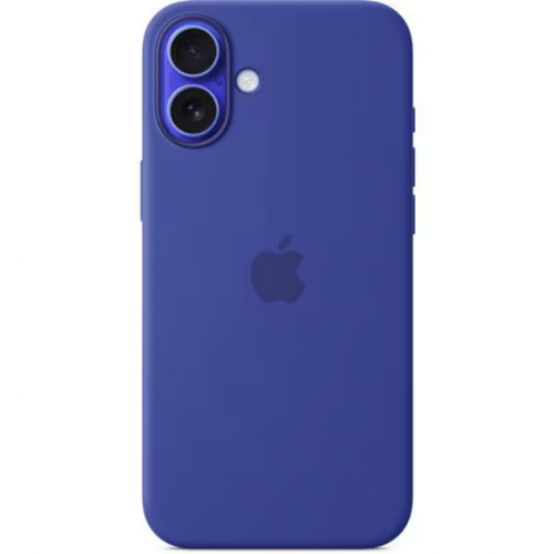 Protectie pentru spate Apple Silicone cu MagSafe pentru iPhone 16 Plus, Ultramarine