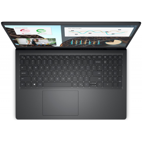 Laptop Dell Vostro 3530, Intel Core i7-1355U, 15.6inch, RAM 16GB, SSD 512GB, Intel Iris Xe Graphics, Windows 11 Pro, Carbon Black