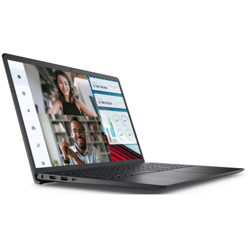 Laptop Dell Vostro 3520, Intel Core i5-1235U, 15.6inch, RAM 16GB, SSD 512GB, Intel UHD Graphics, Linux, Carbon Black