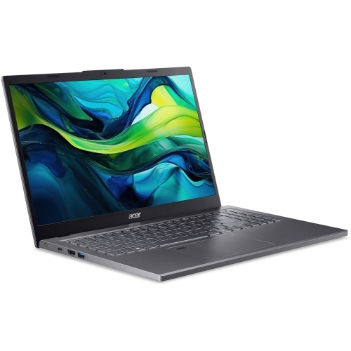 Laptop Acer Aspire 15 A15-41M, AMD Ryzen 7 8840HS, 15.6inch, RAM 16GB, SSD 512GB, AMD Radeon 780M, No OS, Steel Gray