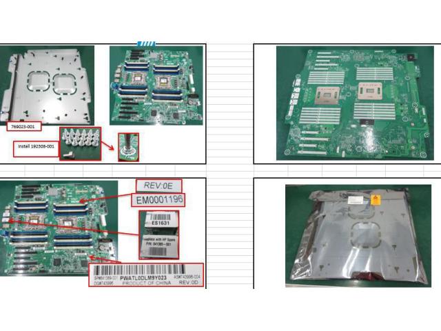 PCA M/B ML350 GEN9 BRDWL