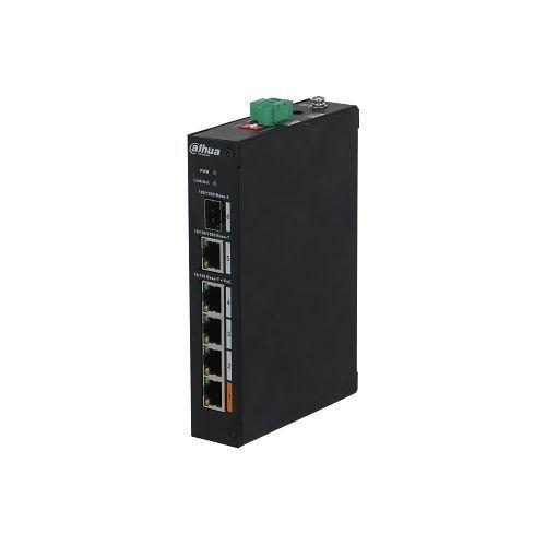 Switch Dahua PFS3106-4ET-60-V2, 4 porturi, PoE