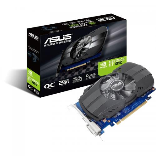 Placa video Asus nVidia GeForce GT 1030 Phoenix 2GB, DDR5, 64bit