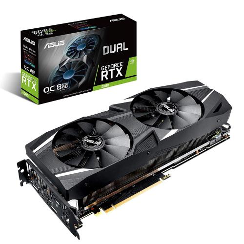 Placa video ASUS nVidia GeForce RTX 2080 Dual O8G EVO, 8GB, GDDR6, 256bit