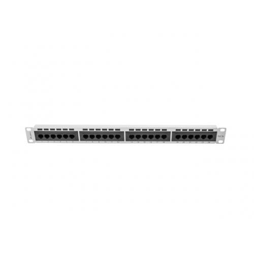 Patch Panel Lanberg PPU5-1024-S, 19inch, 1U, 24 porturi, Cat5e, UTP, Black