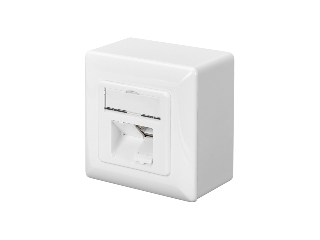 Digitus CAT 6, Class E, wall outlet, shielded, surface mount