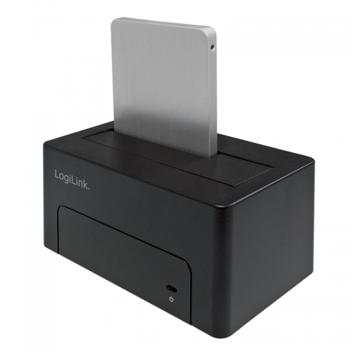 Docking Station Logilink QP0027, 2.5/3.5inch, USB-C, Black