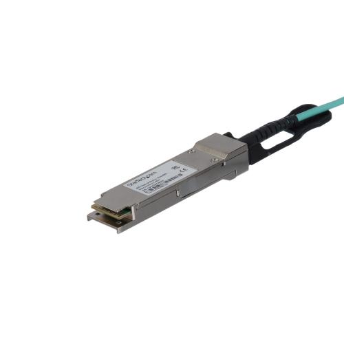 Patch Cord Startech QSFP40GAO10M, QSFP+ - QSFP+, 10m, Black