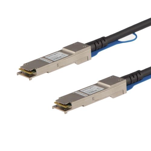 Patch Cord Startech QSFPH40GAC10, QSFP+ - QSFP+, 10m, Black