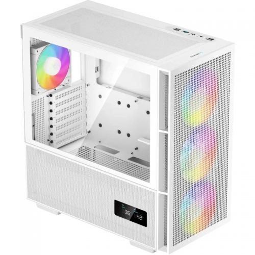  Carcasa Deepcool CH560 Digital ARGB White, Fara sursa 