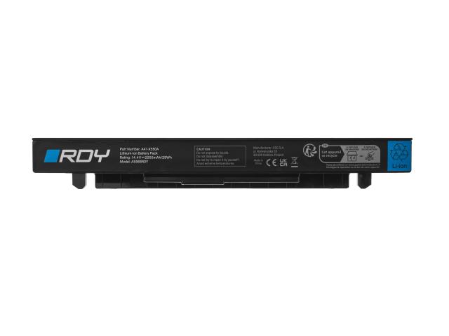 RDY Laptop Battery A41-X550A for Asus A550 F550J F550L R510 R510C R510J R510JK R510L R510CA X550 X550C X550CA X550CC X550L