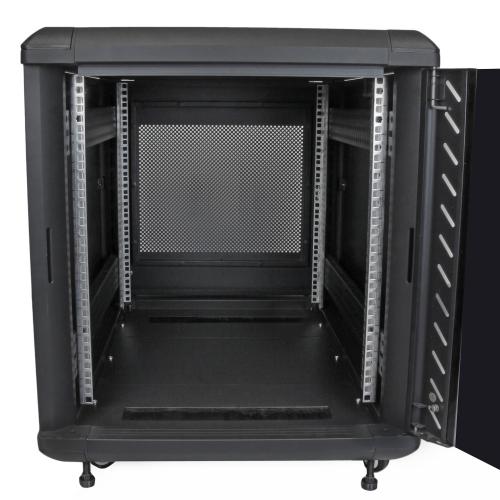 Rack Startech RK1236BKF, 29inch, 12U, 600x900mm, Black