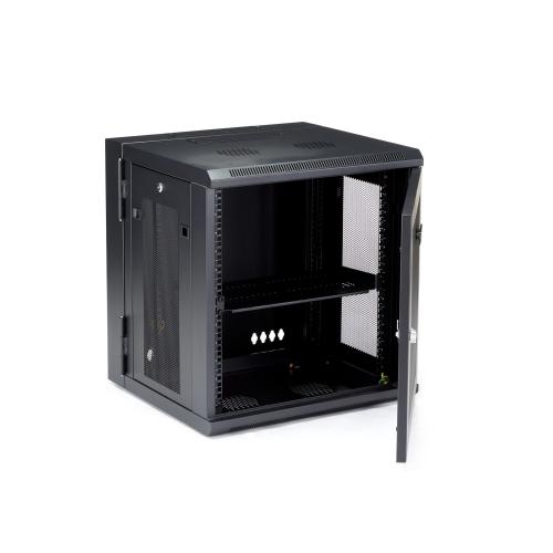 Rack Startech RK12WALHM, 19inch, 12U, Black