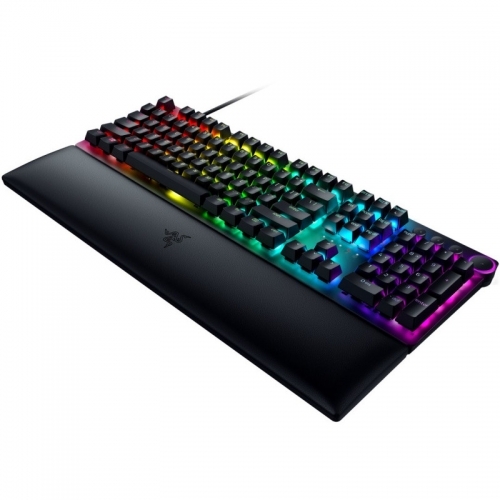 Tastatura Razer Huntsman V2 Clicky Optical Purple Switch, RGB LED, USB, Black