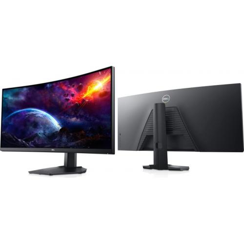 Monitor LED Curbat DELL S3422DWG, 34inch, 3440 x 1440, 2ms GTG, Black